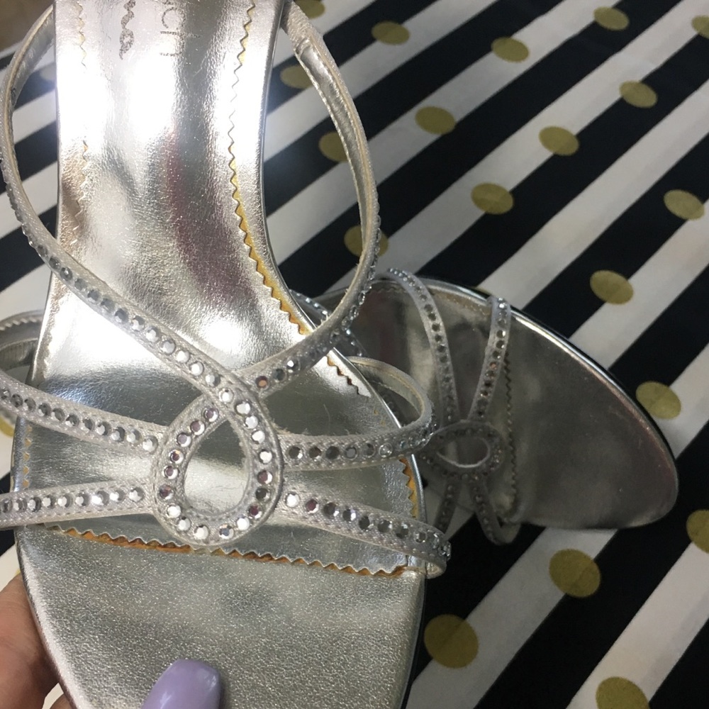 💙 Nina mules 💙 with Rhinestones sz 61/2 - Picture 6 of 7